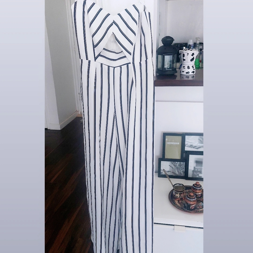 Striped Jumpsuit